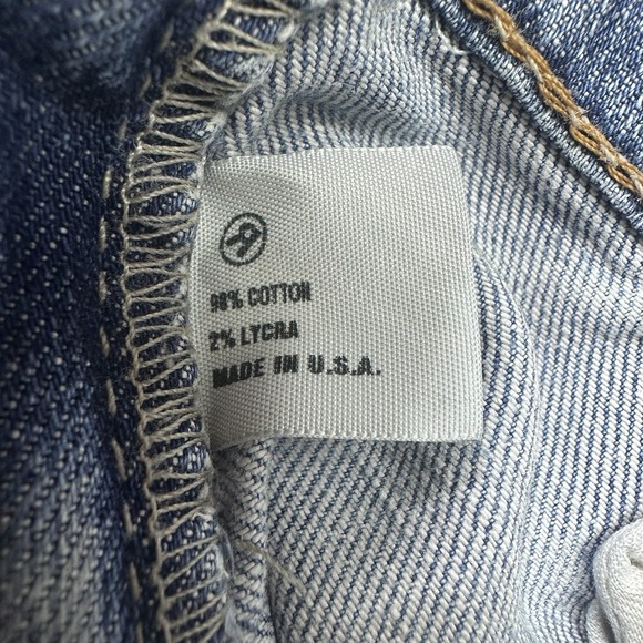 Big Star Bermuda Shorts 33 Cut Off Distressed Flap Pocket Raw Hem Jorts Boho USA - Picture 11 of 11